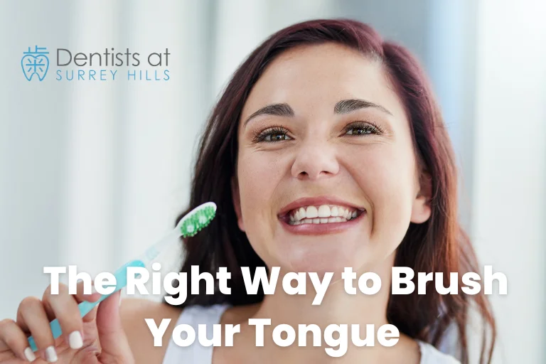 The Right Way to Brush Your Tongue